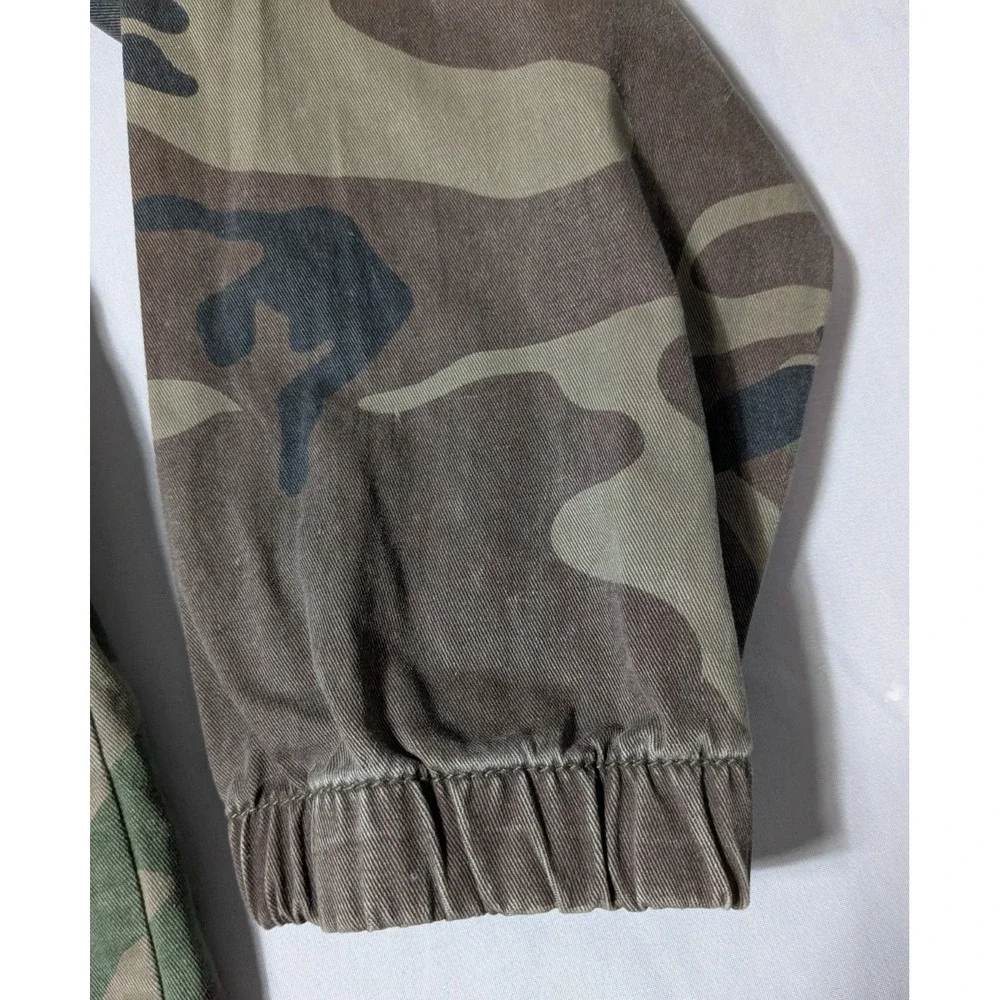 ZARA MAN YOU HAVEN'T SEEN ANYTHING‎ Men Medium Green Camo Utility Jacket